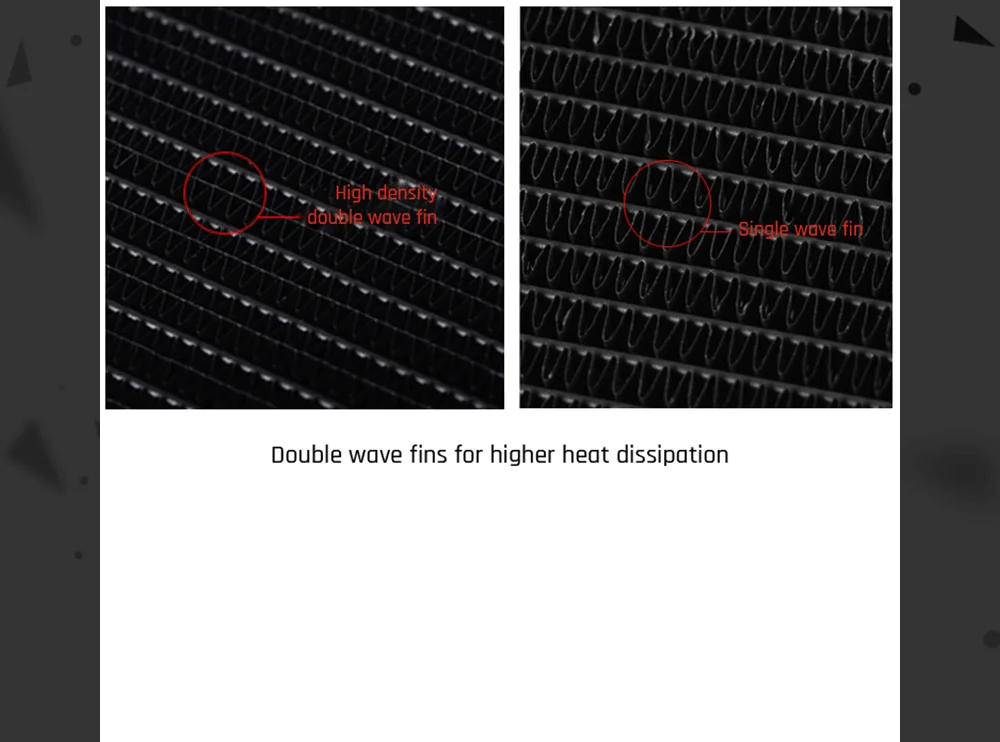 Barrow Doubel-S 360, радиатор с двойной волной 360 мм, толщина 34 мм, медный кулер с высокой плотностью, подходит для вентиляторов 120 мм