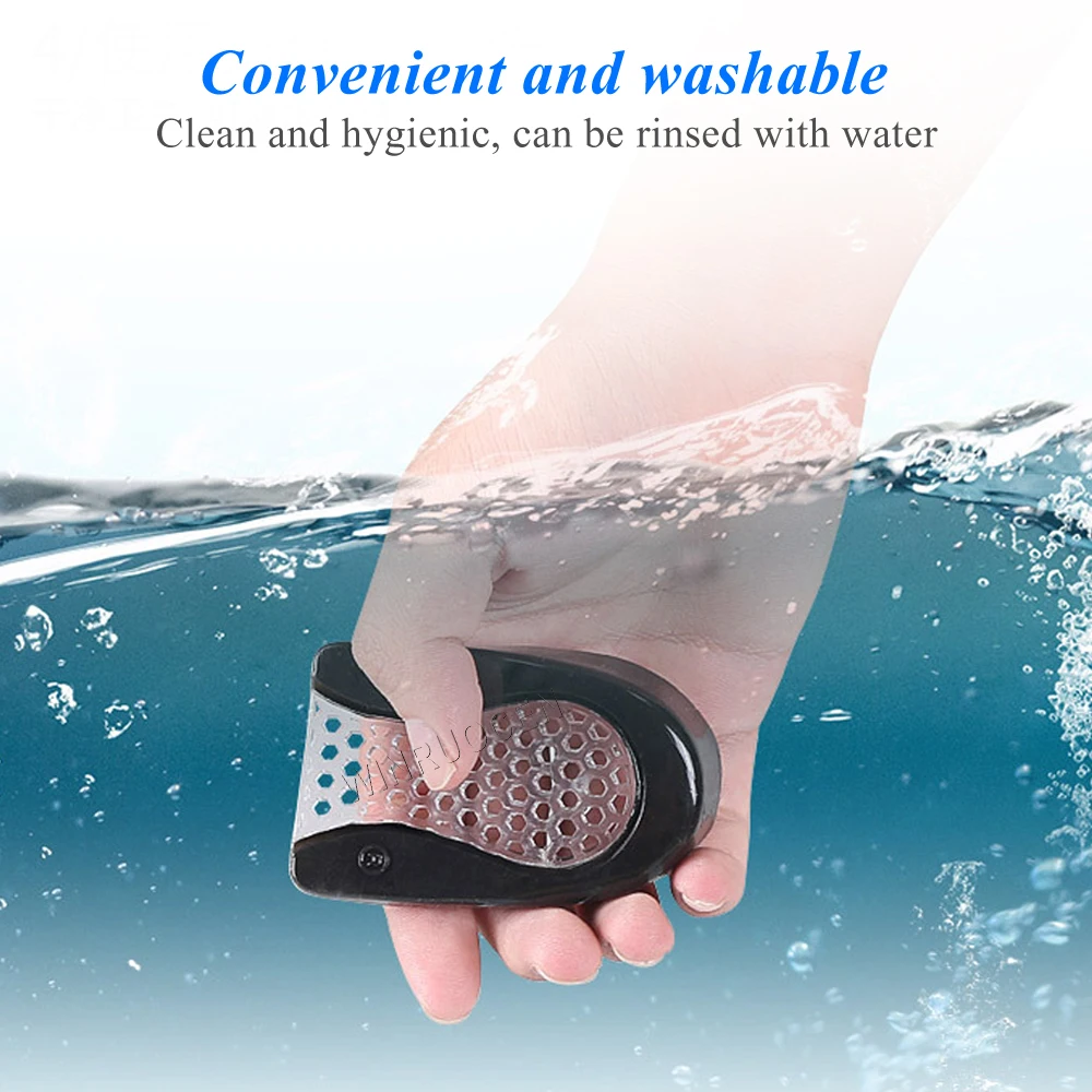 Shoe Insoles 1 Pair gel insole silicone Men Women heel Cushion insoles soles relieve foot pain Spur Support Shoe pad High Heel Inserts