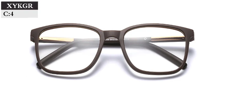 XYKGR Новая мода высокого качества мужские TR90 мужские очки в оправе модная оправа для очков Классическая оптическая оправа для Компьютерных Очков - Цвет оправы: C4
