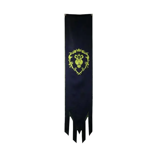 Wow World Of Warcrafts Alliance Horde баннер флаг Дакрон домашний декор косплей аксессуар реквизит для косплея - Цвет: B 36X168CM