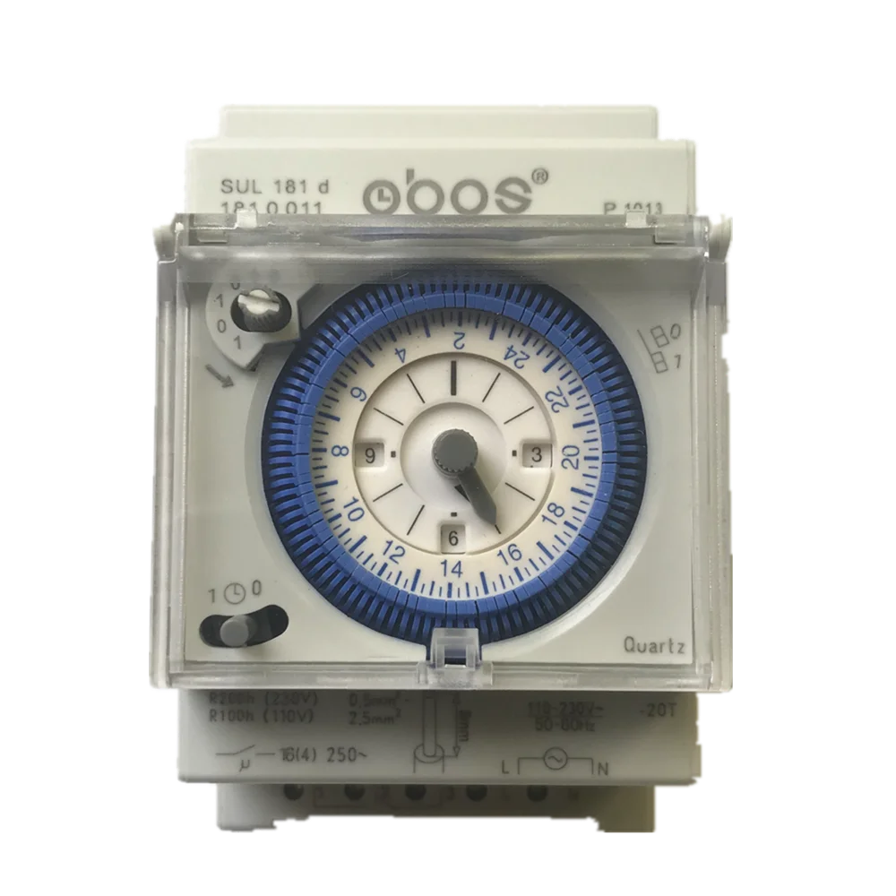 SUL 181d analogique «24 часа 3-модуль сегмента mécanique DIN RAIL minuterie прерыватель avec резерв марке SUL181d