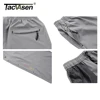 TACVASEN Men's 3/4 Long Pants Running Sports Capri Shorts Outdoor Walking Hiking Shorts Nylon Casual Below Knee Trousers Males 6