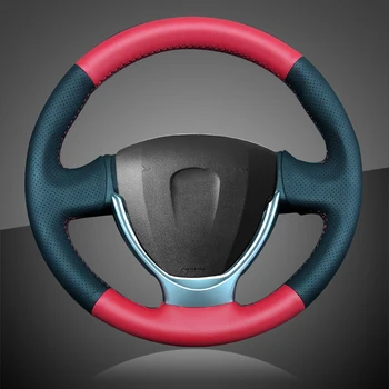 

Auto Braid On The Steering Wheel Cover for Lada Granta 2018-2019 Priora 2 2013-2018 Kalina 2 Interior Car Braiding Wheel Covers