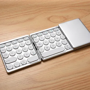

Computer Bluetooth Triple Folding Wireless Charging Keyboard Touchpad Mouse computer Wireless Bluetooth Folding Keyboard