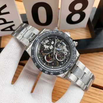 

Men's Luxury Sports Automatic Mechanical Watch All Steel Watch Retro Watch