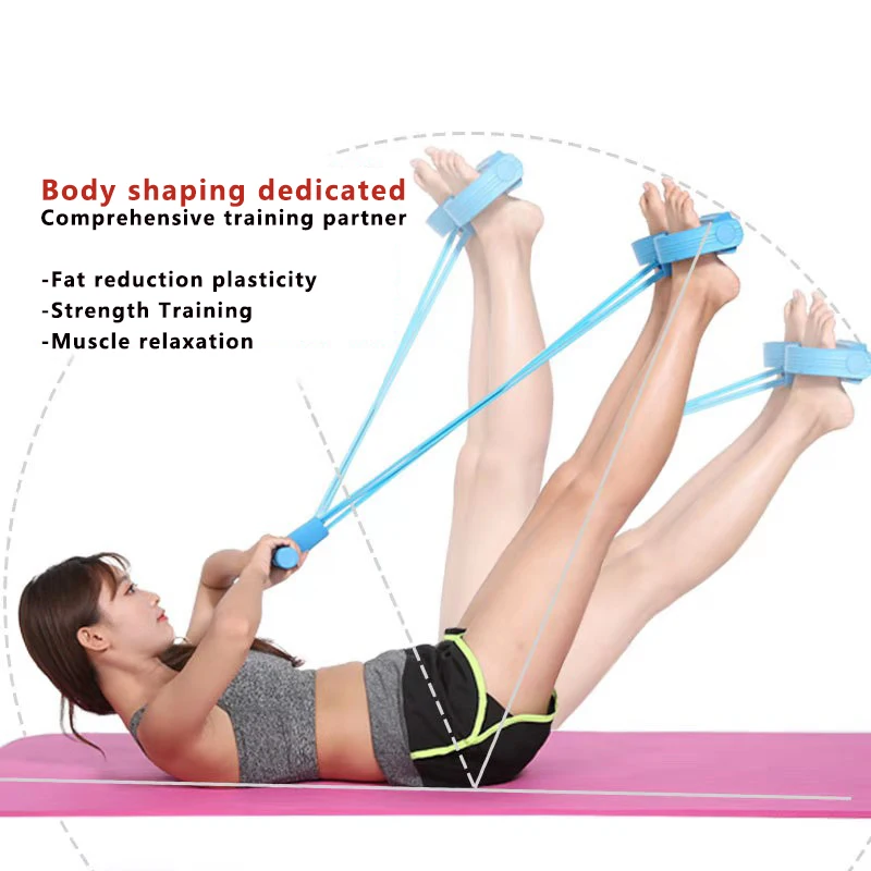 

8 Word Chest Expander Rope+Resistance Bands Elasticas Rubber Bands for Fitness Training Sports Exercise Gym Workout Equipment