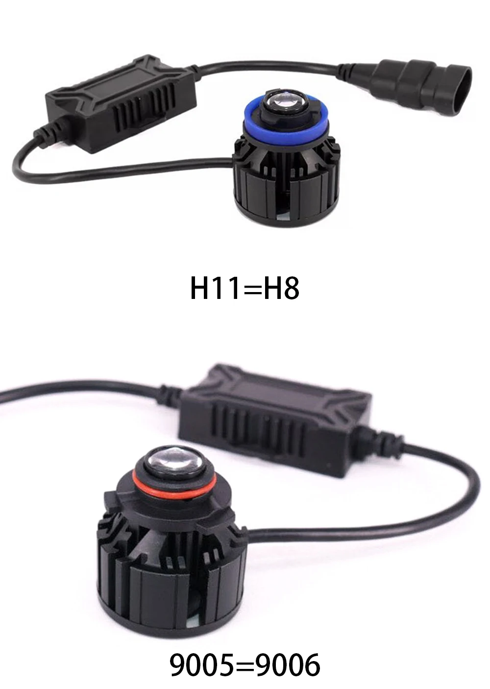 1 Set L1 LED Laser Fog Headlight Light Bulb H7 H8 H9 H11 9005/06 26W 2600LM 3000M Laser Meter Irradiation Distance Ultra Bright