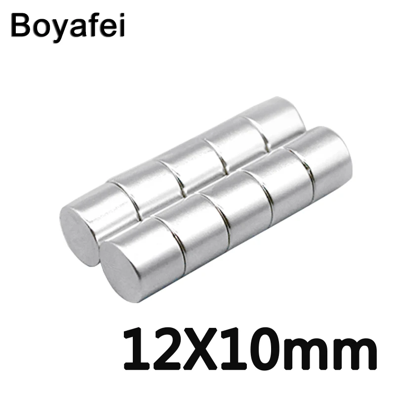 

50/100/150 pcs 12x10mm Neodymium MagnetsRound Magnet 12*10mm Cool for Fridge Therapy and Crafts Powerful Rare Earth