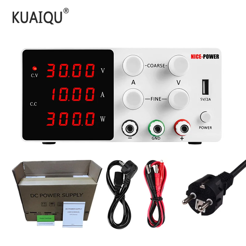 DC Power Supply Adjustable 30V 10A Laboratory Voltage Stabilizer Regulator USB 60V 5A 120V 3A 110V 220 V Switch SPS-W3010 | Обустройство