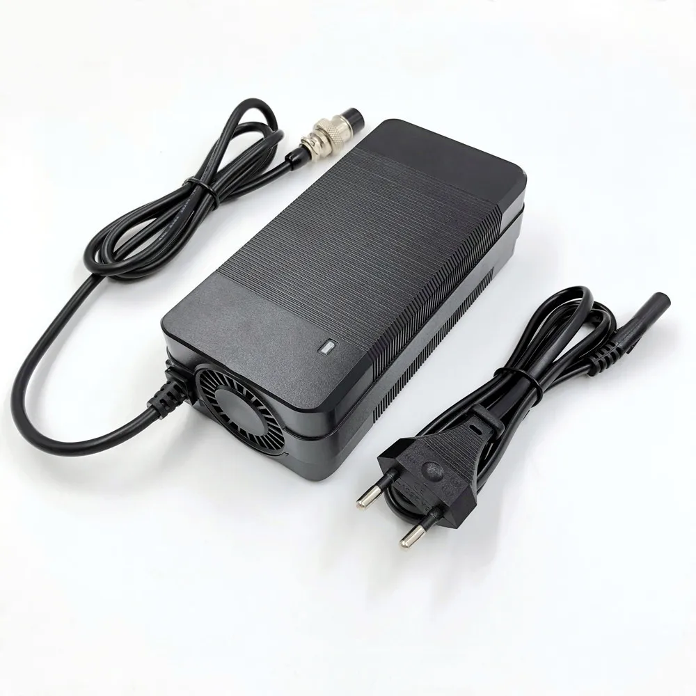 58.8V2A Charger For 48V 52V Li-ion Battery Electric Bike Lithium Battery Charger GX16 High Quality Strong with Cooling fan