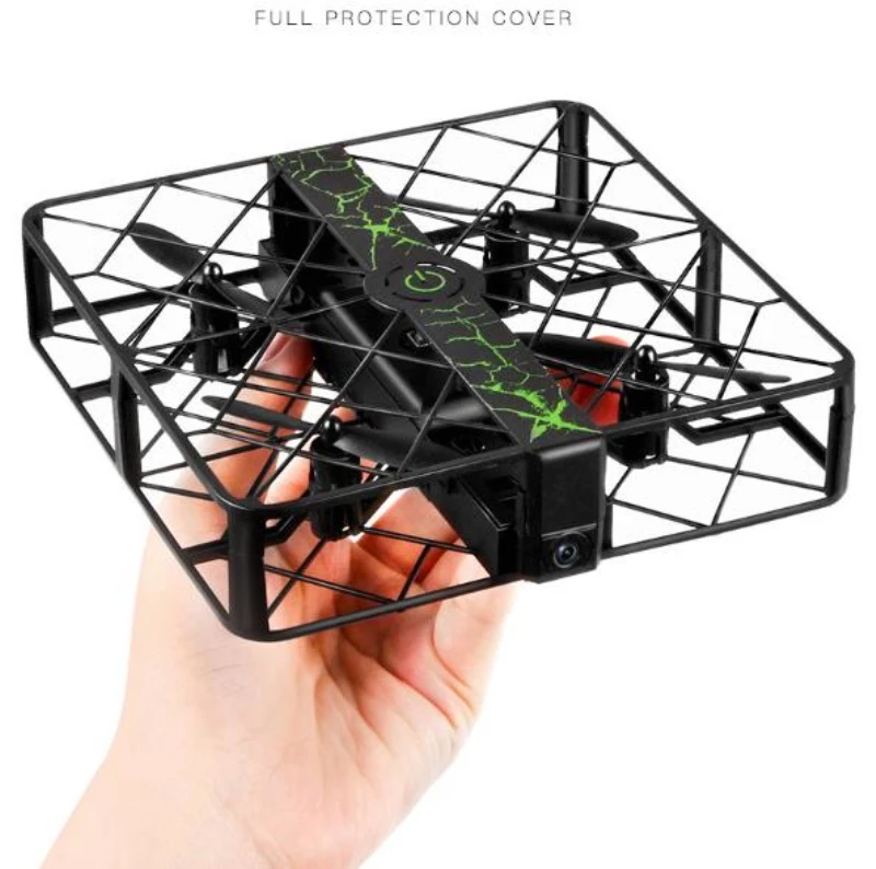 Мини селфи Карманный wifi FPV RC Дрон с 720P широкоугольной HD камерой пульт дистанционного управления Самолет 3D флип Безголовый режим удержания высоты
