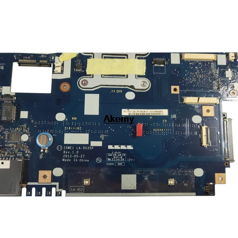 Для ACER E1-570 Материнская плата ноутбука E1-570 I3-3217U HM77 Z5WE1 LA-9535P испытанное хорошее