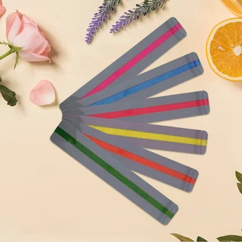 

Creative Color Plastic Bookmarks Transparent PVC Bookmarks School Office Stationery Supplies