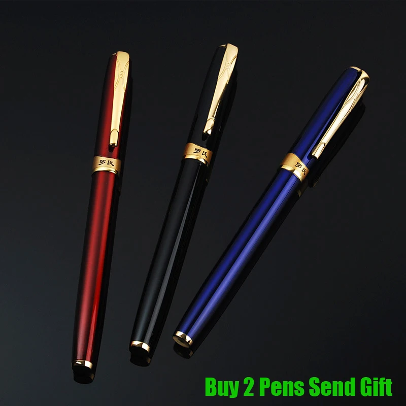 Refills ZenZoi Red Ballpoint Pen Set Smooth Writing Pen High End Pen Gift Box w/Luxury Pen & 2 Gel Ball Point Red Blue & Black Elegant Executive Pen for Men or Women 