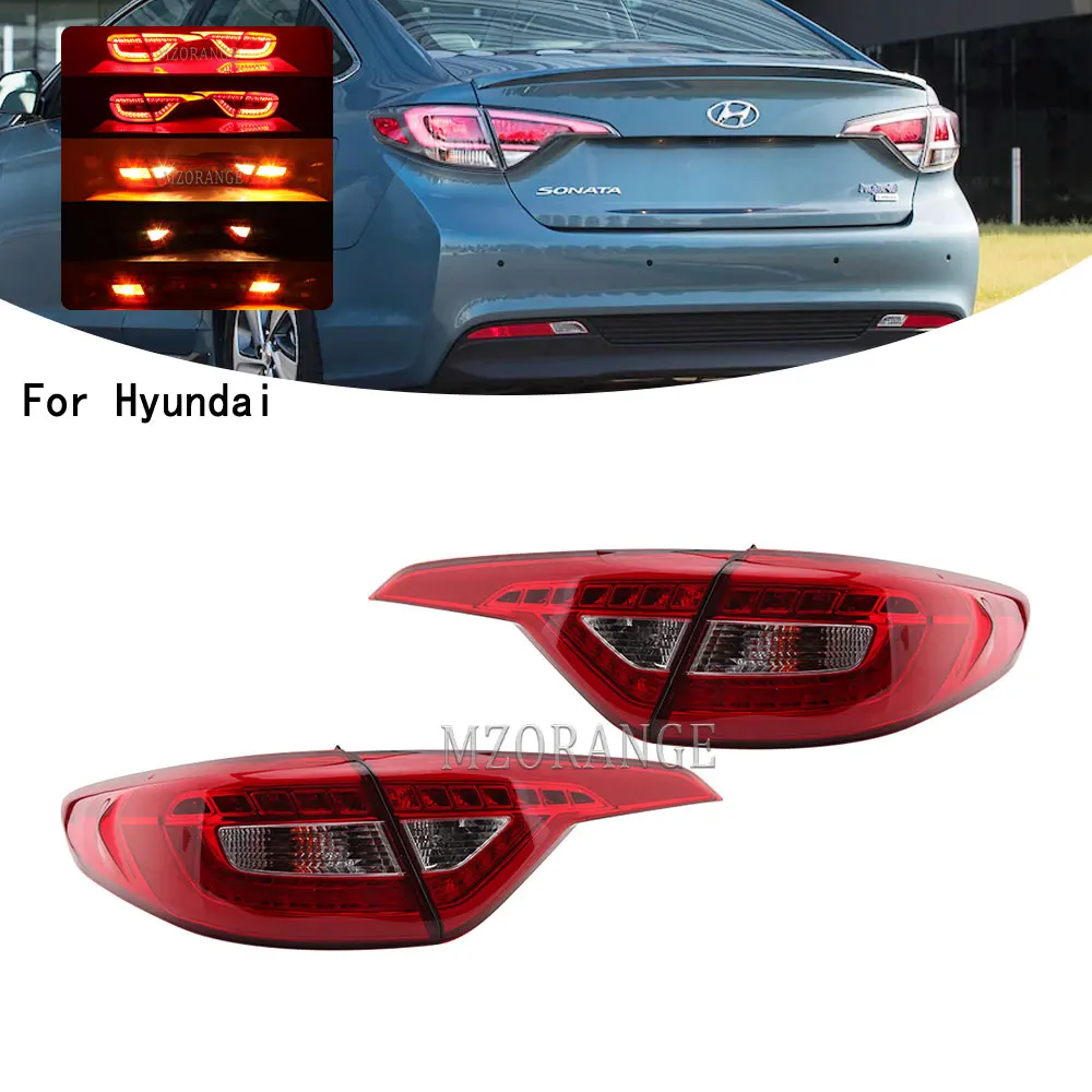 Задний фонарь MZORANGE для Hyundai Sonata 9 2015 2016 2017 стоп-светильник s сигнальная лампа