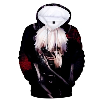 

Aikooki 2020 Classic Anime Tokyo Ghoul 3D Hoodie Spring / Autumn New Fashion Casual Sweatshirt Tokyo Ghoul Harajuku Woman Hoodie