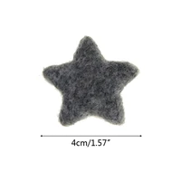 5Pcs Newborn Photography Props Baby Wool Felt Stars Decorations Infant Photo Shooting Accessories 6