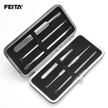 6 шт./партия удаления акне игла для удаления акне из углеродистой стали инструмент для удаления акне игла для удаления акне набор для удаления акне