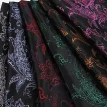 Лучшая цена, африканская жаккардовая парча, ткань, жаккардовая ткань, новейшее высокое качество, морская парча, кружева для вечерние, 5 ярдов/партия, D03