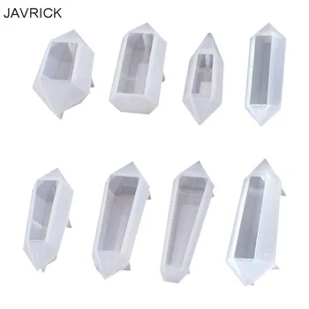 

8 Pcs/set Crystal Epoxy Mould DIY Pendant Necklace Jewelry Decorative Silicone Mold Set