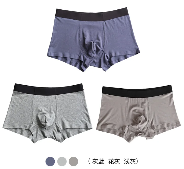 mixed color 9 Размеры L-5XL 3 шт./пакет Лидер продаж Твердые Цвет классический модальное бесшовное сексуальное мужское нижнее белье, боксеры, шорты, трусы - Цвет: mixed color 9