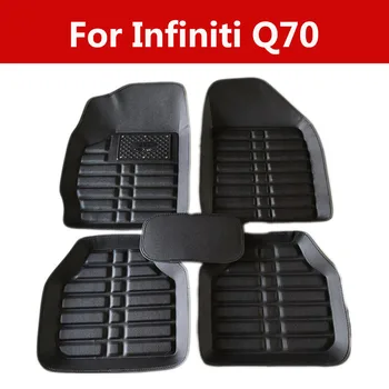 

Car Styling Pu Leather Auto Floor Foot Mats Pads Carpet For Infiniti Q70 for Car, SUV, Van Trucks