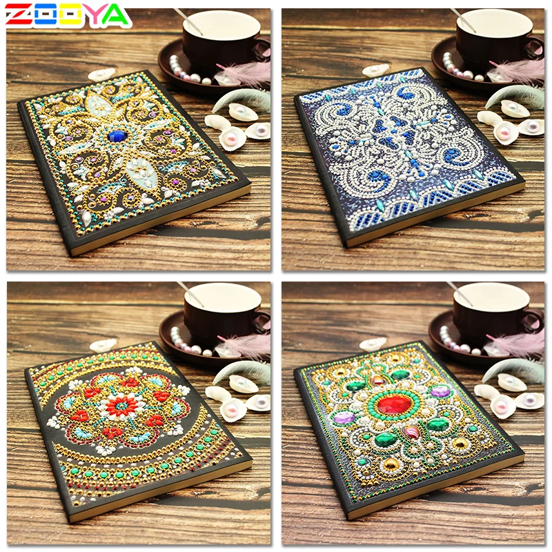 

5D Special Shaped Diamond Painting Notebook Diary Book 64 Pages Sketchbook Embroidery Diamond Cross Stitch Christmas Gifts Jh801