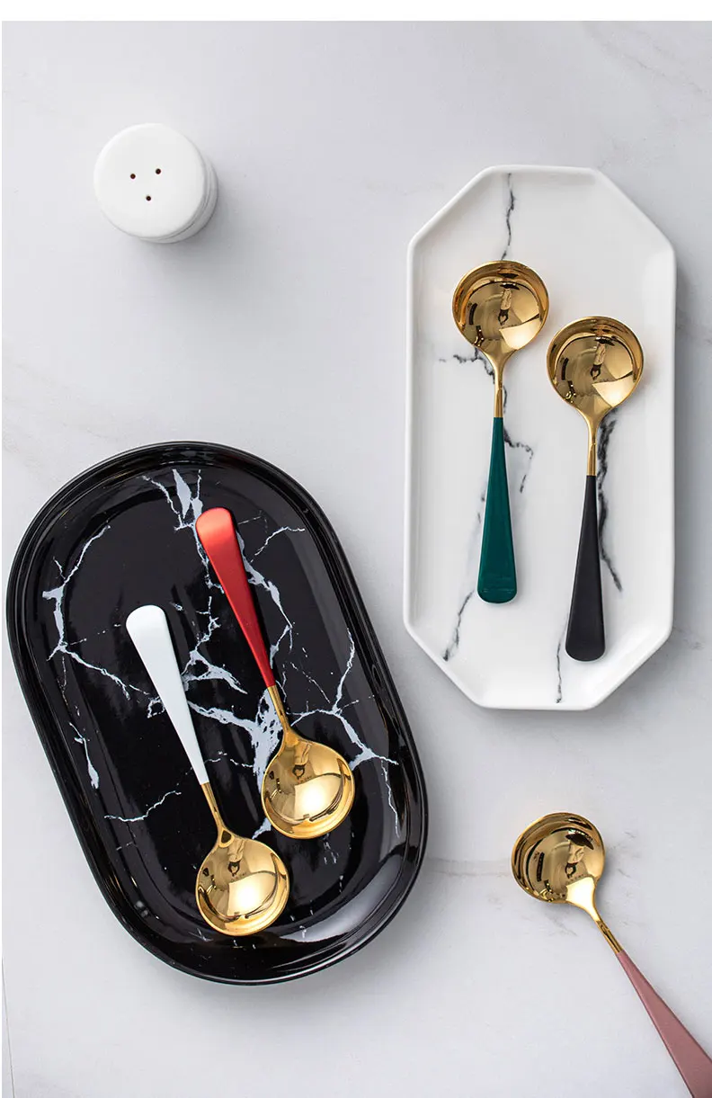 网红勺子家用304不锈钢吃饭喝汤大勺创意可爱长柄韩式甜品勺调羹---阿里巴巴-1688_05