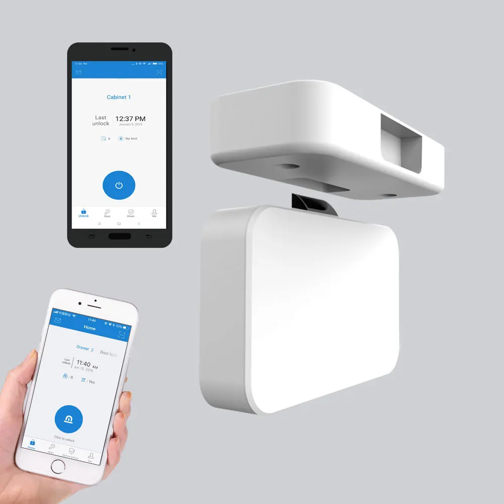 Интеллектуальный электронный замок с Bluetooth управлением через приложение для