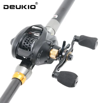 

DEUKIO All-metal main body micro-object Makouluya water drop wheel upgraded version AKS lightweight double cup fishing reel