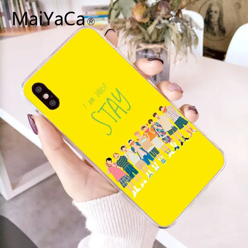 MaiYaCa Stray Kids новое поступление чехол для телефона iPhone 8 7 6 6S Plus 5 5S SE XR X XS MAX 10 Coque Shell - Цвет: A10