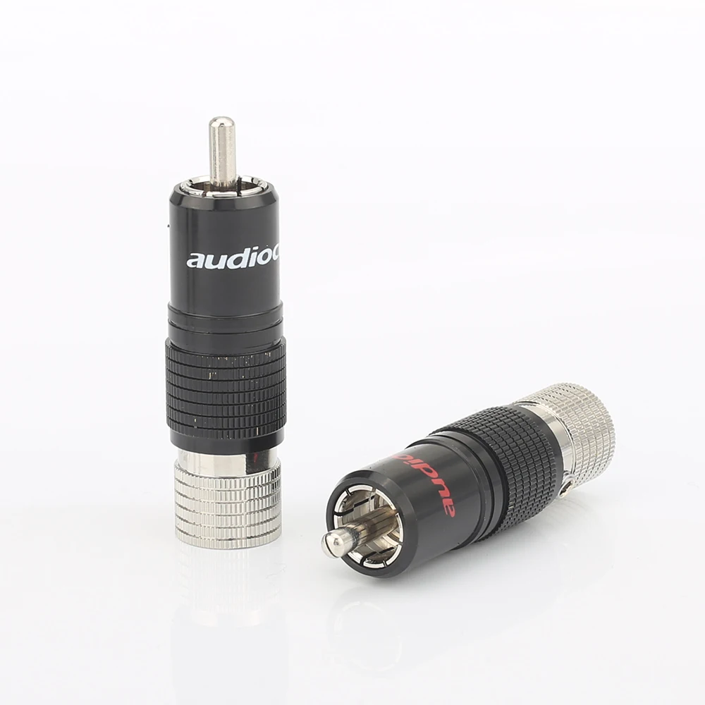 Аудиофил с родиевым покрытием RCA терминал аудиофил разъем Без припоя для DIY|solder rca
