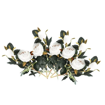 

5PCS Artificial Flowers Bulgarian Home Wedding Decoration Fake Flowers Faux