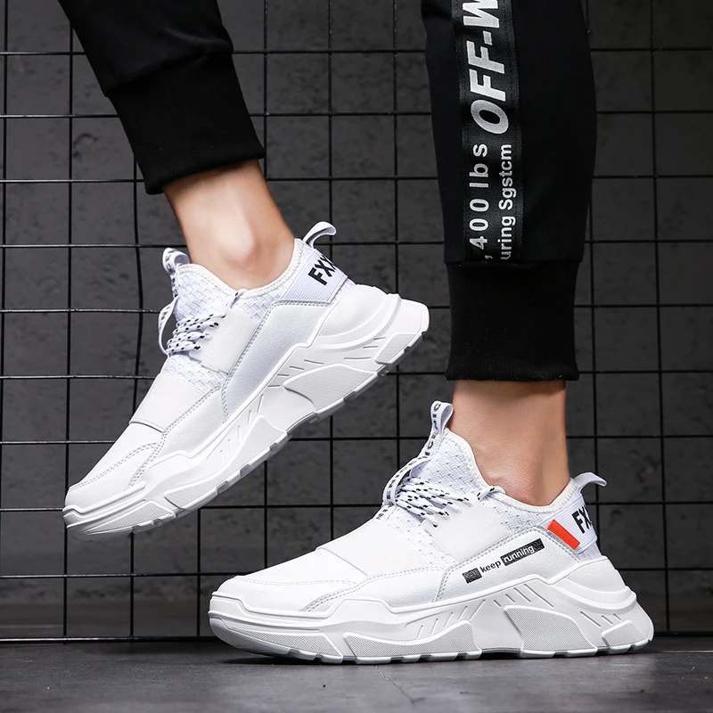

Autumn in 2019 breathable wild non-slip wear-resistant net red tide shoes men white platform designer sneakers mens casual shoes