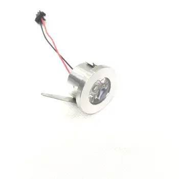 

12pcs/lot LED Mini Cabinet Downlights 1.5W 28mm Cut Hole 110V-220V white Frame Recessed Ceiling No Flicker Spot Lights For Home