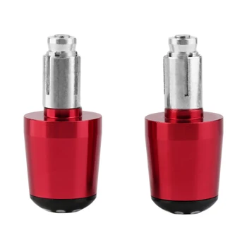 

2pcs Universal Motorcycle Handlebar Ends Grip Weights Anti Vibration Plug Cap Hand Grips Bar End Plug Parts