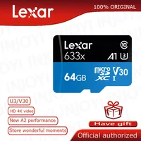 Lexar 16gb 32gb carte sd 64gb Micro SD karte bis zu 95 Mt/s Class10 633x UHS-I 128gb Speicher Karte TF-Karte Mit kartenleser