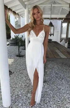

Retro Boho Women Long Dress Backless Sleeveless Halter V Neck Maxi Beach Bohemia Holiday Dresses Sundress Hot