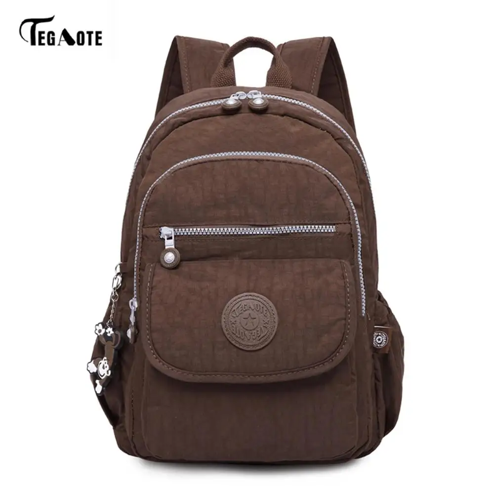 Школьные рюкзаки для ноутбука для девочек-подростков Mochila женские рюкзаки противоугонные водонепроницаемые сумки для мужчин и женщин - Цвет: Коричневый