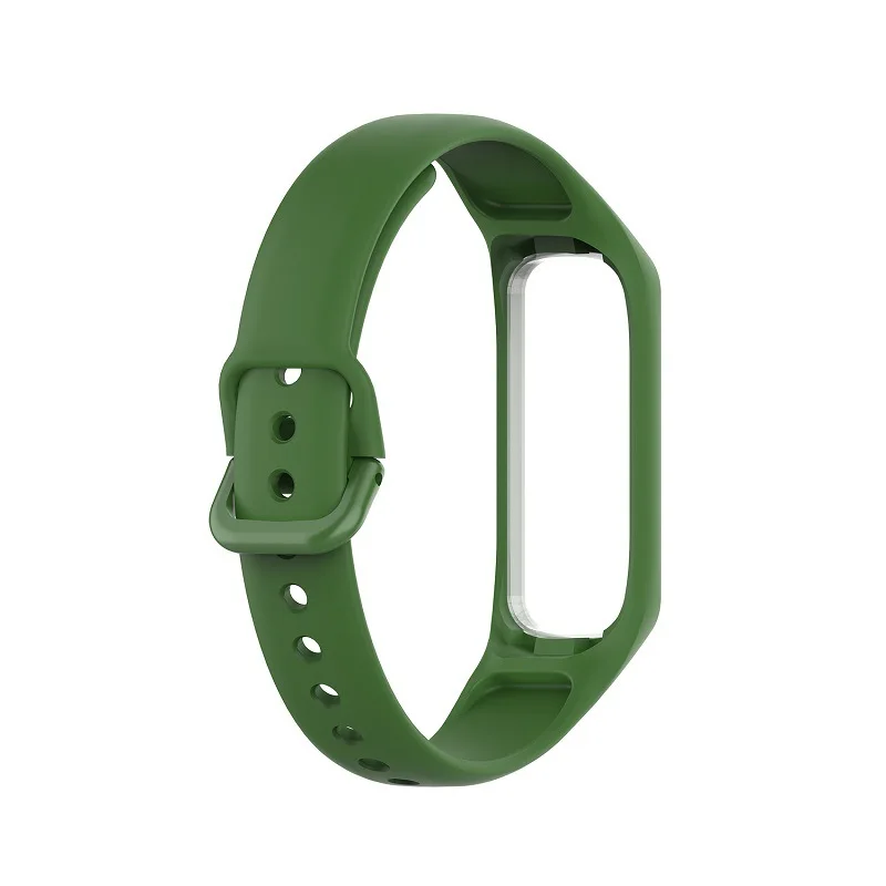 Спортивный ремешок silcone для samsung Fit E R375 Смарт-часы браслет ремешок для samsung Fit-e SM-R375 ремешок черный - Цвет: Green