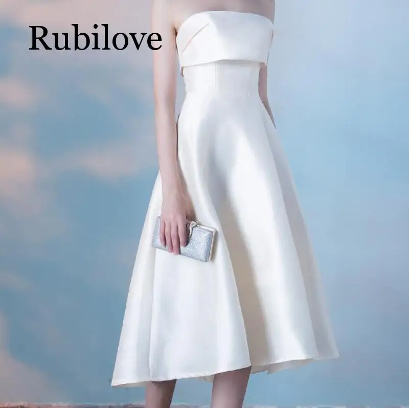 

Rubilove Tube top dress female 2019 new elegant banquet dress ladies dress slim suit