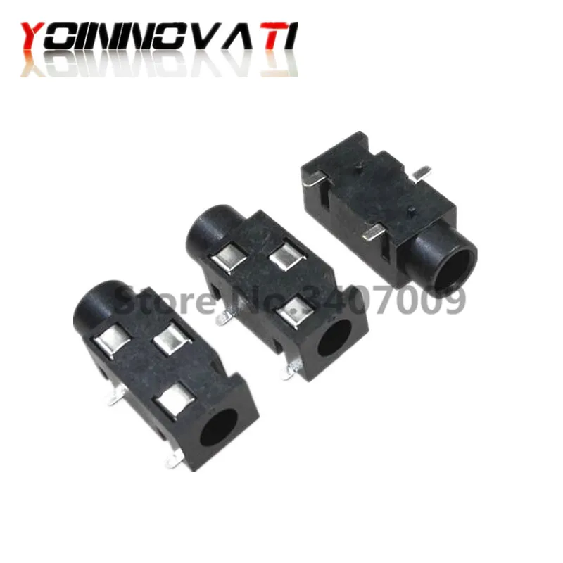 100pcs PJ-320B PJ-320 pin 3.5 caliber tripod stand socket flapper headphone jack | Обустройство дома