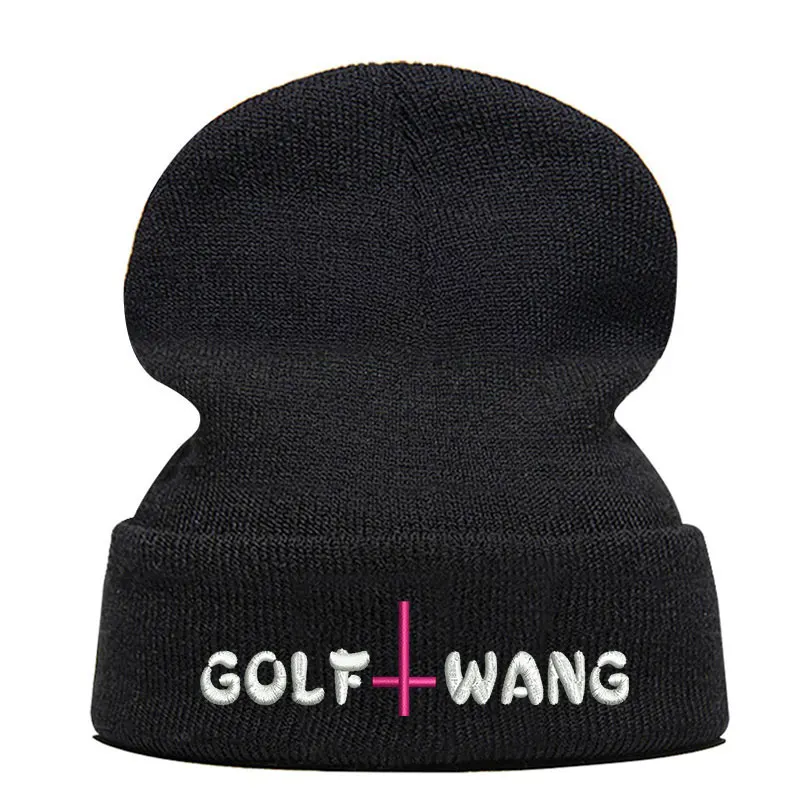 Шапка бини Golf Wang вязаная шапка носок Зимняя Вышивка в стиле панк для мужчин и