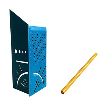 

Woodworking 3D Mitre Angle Measuring Square Size Measure Tool With Gauge & Ruler Tools