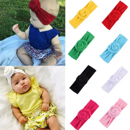 

Fashion Baby Girl Headbands Toddler Turban Snail Headband Soft and Elastic Hair Band Photography Props Clothing Accessories