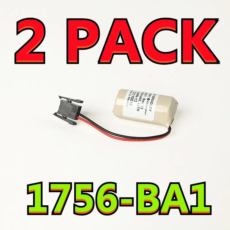 Confezione Da 2 Nuove Batterie Originali 1756-Ba1 Plc Controller 3V Batteria Al Litio Flex Logix Con Spina Cr17335Se Cr123