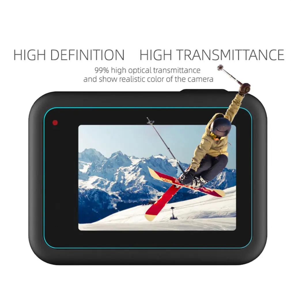 Закаленное стекло протектор экрана для Gopro Hero 8 Защитная пленка спортивная защита для экрана камеры пленка закаленное стекло