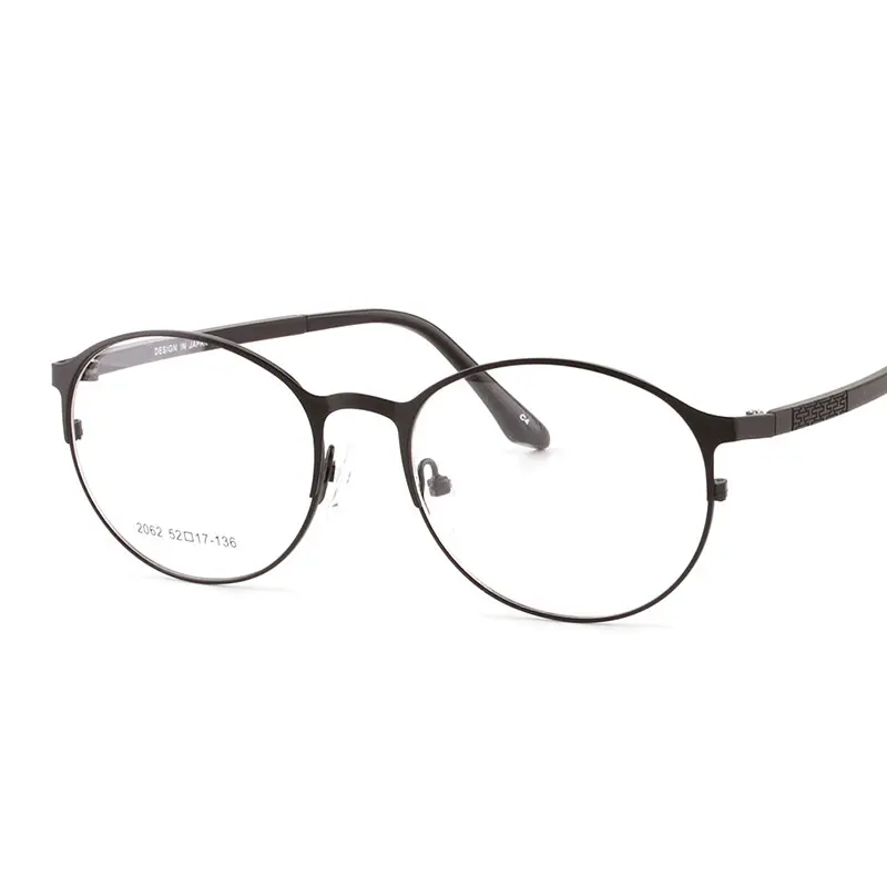 PAMULAR Alloy Glasses Men Semi Rim Full Rim Prescription Eyeglasses Frame Women Myopia Optical Frame Eyewear Eye Glasses 2062 - Цвет оправы: full rim black