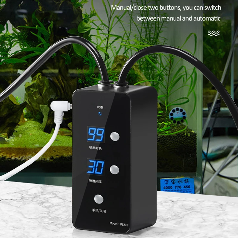Intelligent Reptile Fogger Automatic Watering Timer Humidifier
