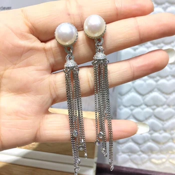 

European 925 Sterling Silver Base Stud Earrings Settings Findings Mountings Parts for Pearl Jade Corals Stones Beads